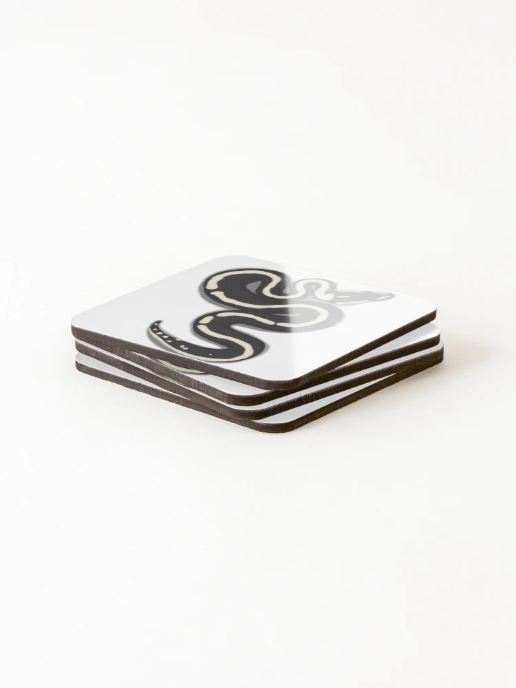 Thumbnail 4 of 5, Coasters (Set of 4), ball python snake designed and sold by devilsincarnate.