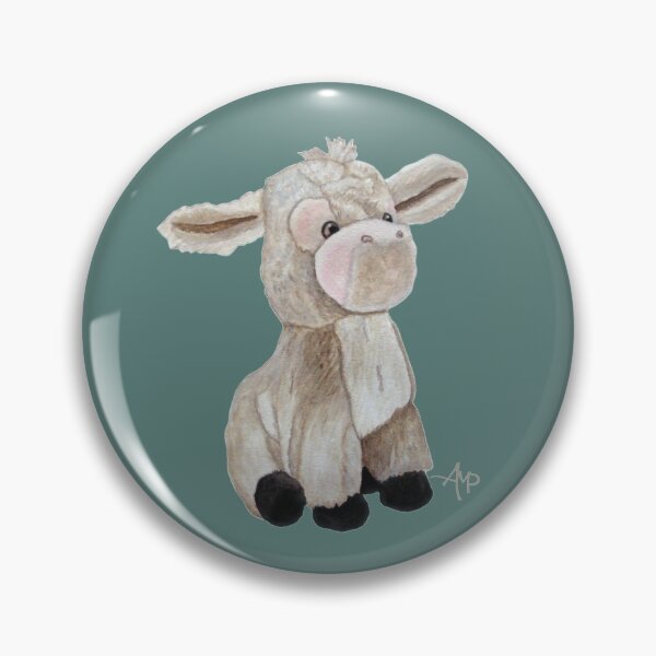 Item preview, Cuddly Donkey Watercolor designed and sold by Angeles M. Pomata.