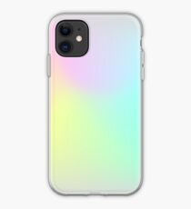Holographic neon smog. iPhone Case
