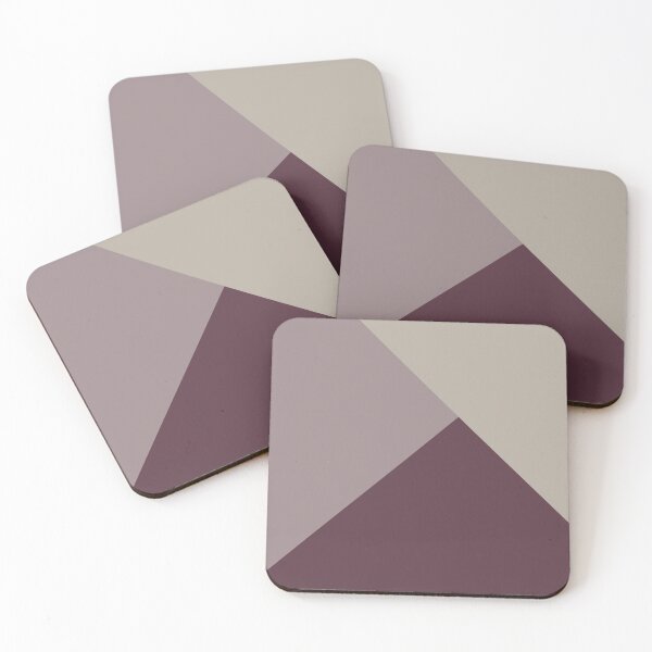 Item preview, Purple Pink-Purple Taupe Gray Solid Color Abstract 2021 Color of the Year Epoch and Accent Shades designed and sold by ColorOfTheYears.