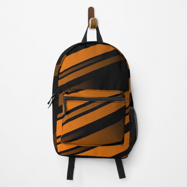 Item preview, Abstract Ekai Orange and Black Striped designed and sold by SoccaTamam.
