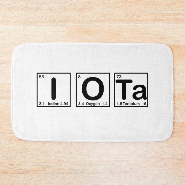 Item preview, Iota miota chemistry periodic table chemically crypto designed and sold by DerNerd.