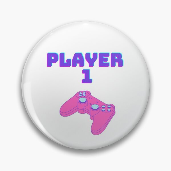 Item preview, Player 1 - Pink designed and sold by BeeBuzzed.