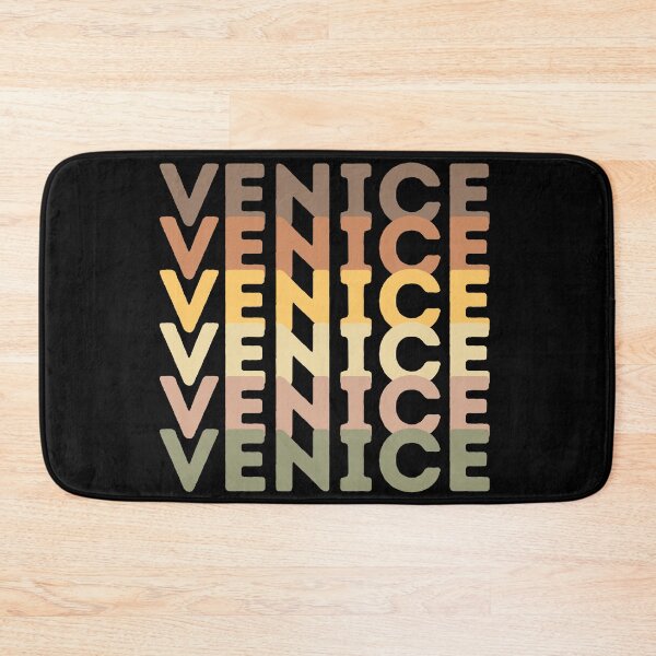 Item preview, Venice Retro Typography Vintage Colors designed and sold by Hoiho Adventure Shirts.