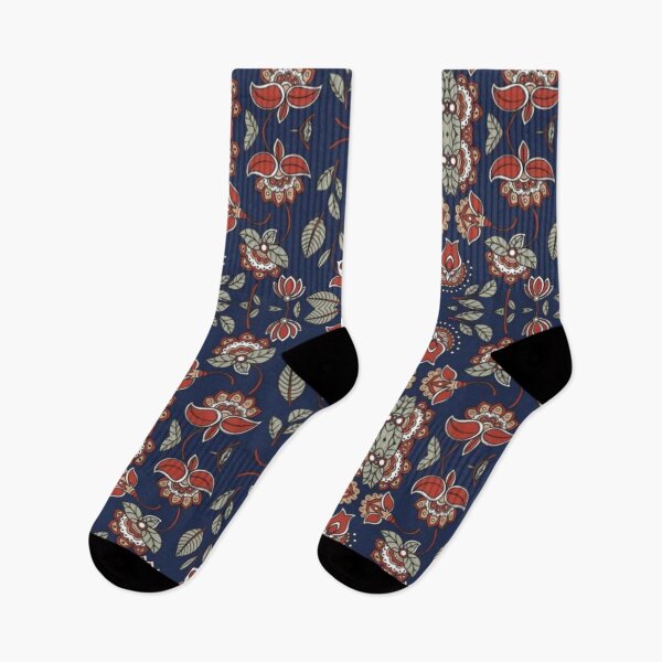 Item preview, Red and blue damask designed and sold by tqueen.