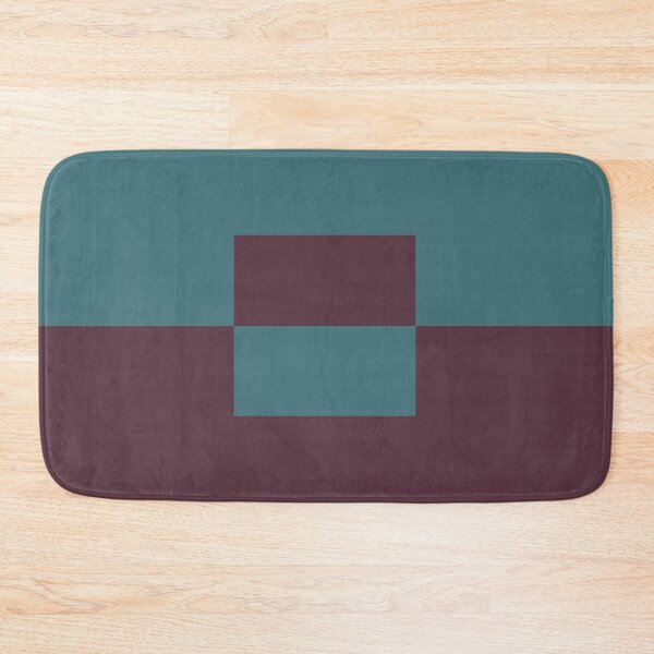 Item preview, Deep Purple Aqua Minimal Square Design 2 2021 Color of the Year Epoch and Whale Tail designed and sold by ColorOfTheYears.