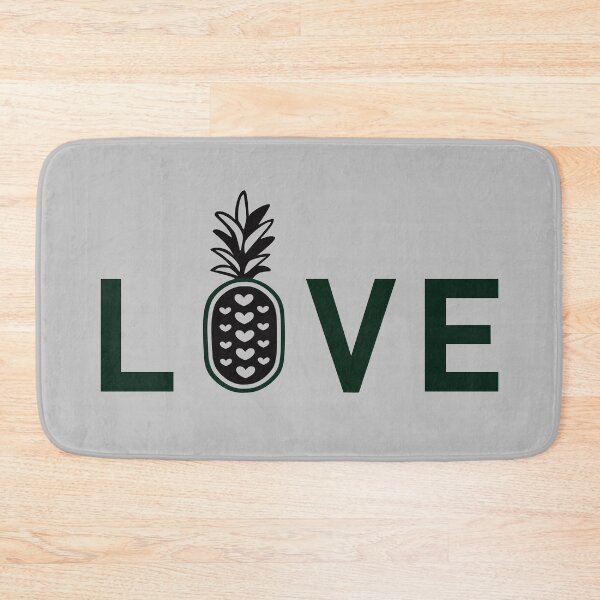 Item preview, LOVE Heart Pineapple (black) designed and sold by izmb.
