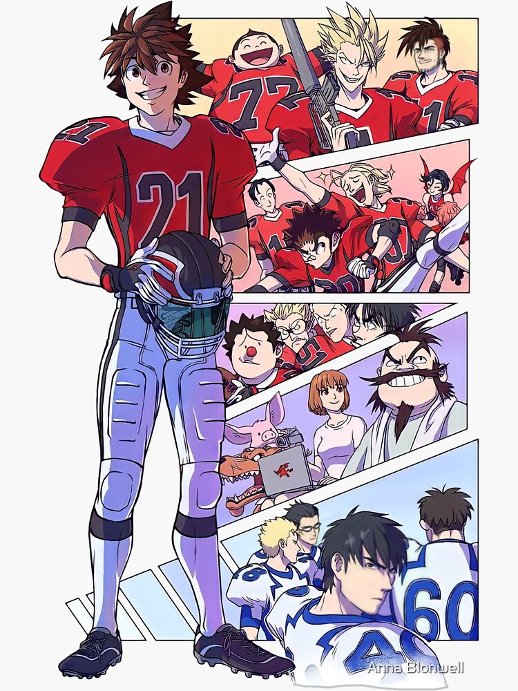 "Eyeshield 21 All teams fanart ! " Sticker von ShindouArt Redbubble