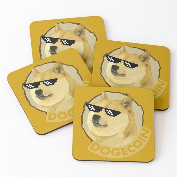Item preview, Dogecoin to the Moon Thug Life designed and sold by fuseleven.