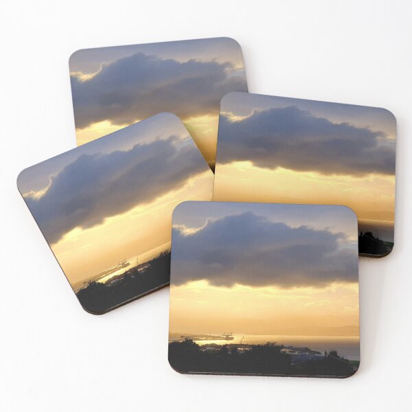 Artikelvorschau, Port Glasgow Sonnenuntergang entworfen und verkauft von PortPrints.