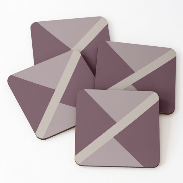 Item preview, Purple Pink-Purple Taupe Gray Stripe Design 2021 Color of the Year Epoch and Accent Shades designed and sold by ColorOfTheYears.