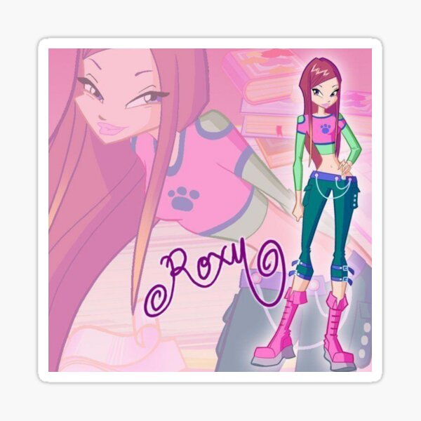 Winx Club Roxy Hada Púrpura Pegatina