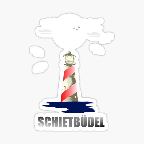 Schietbüdel WITH LIGHTHOUSE PLATTDEUTSCH Sticker by Ibu83