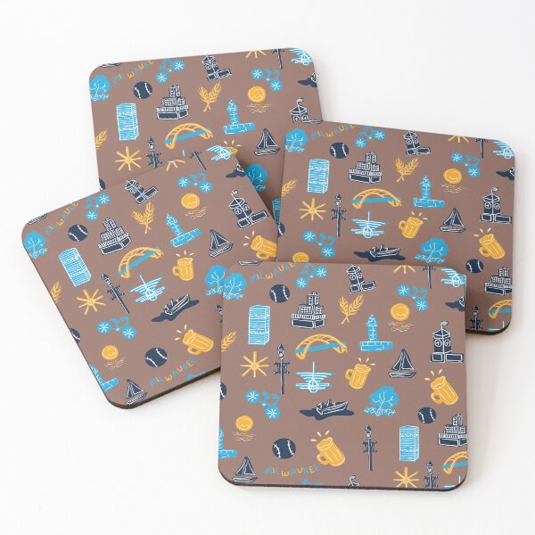 Item preview, Scattered Milwaukee Pattern designed and sold by roxannetemple.