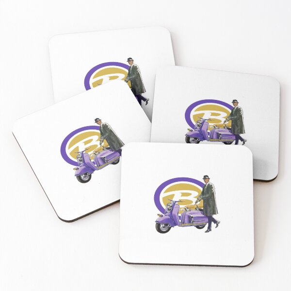 Item preview, Brazimoto Tee Purple Prima Scooter Businessman Rider designed and sold by Erikinho.
