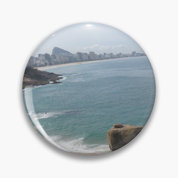 Item preview, Hazy Day, Sugar Loaf, Ipanema Beach, Copacabana Beach, Rio, Brazil designed and sold by StrongJourneys.