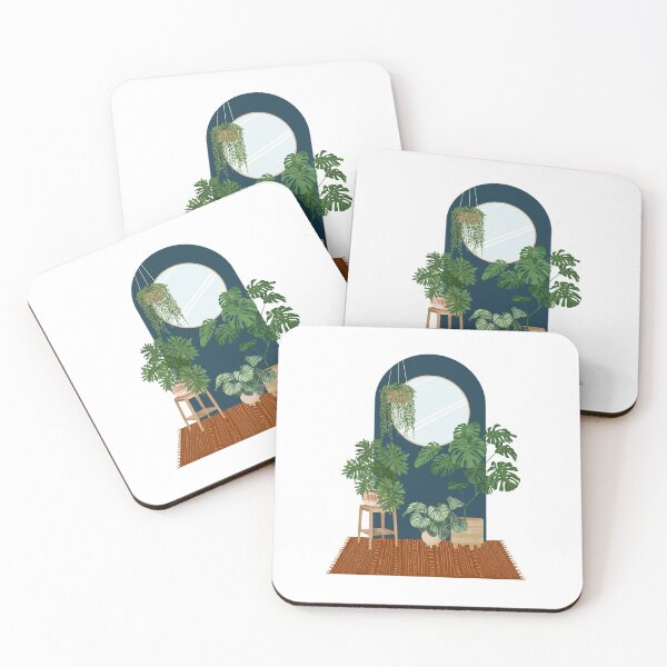 Item preview, Mid Century Modern Interior With Plants 1 designed and sold by Ana Moguš.
