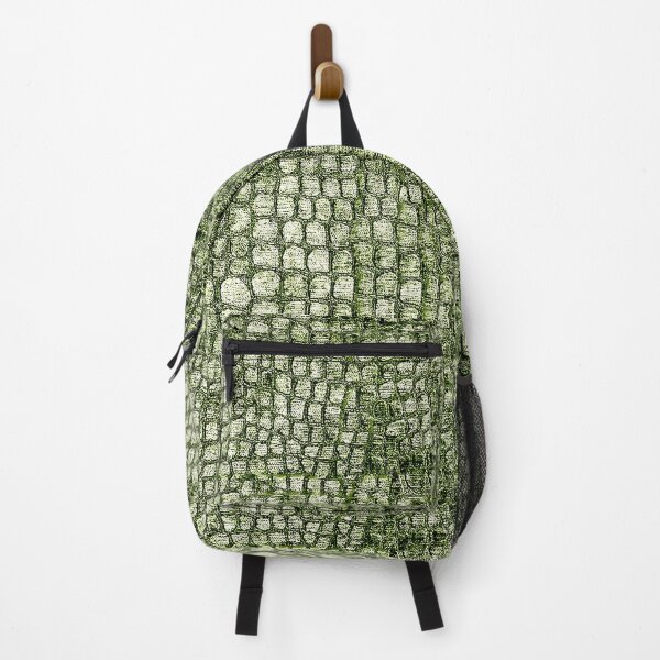 Item preview, Crocodile fabric seamless pattern green designed and sold by Kamiri.