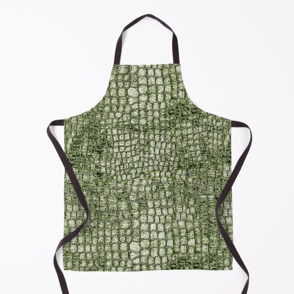 Item preview, Crocodile fabric seamless pattern green designed and sold by Kamiri.
