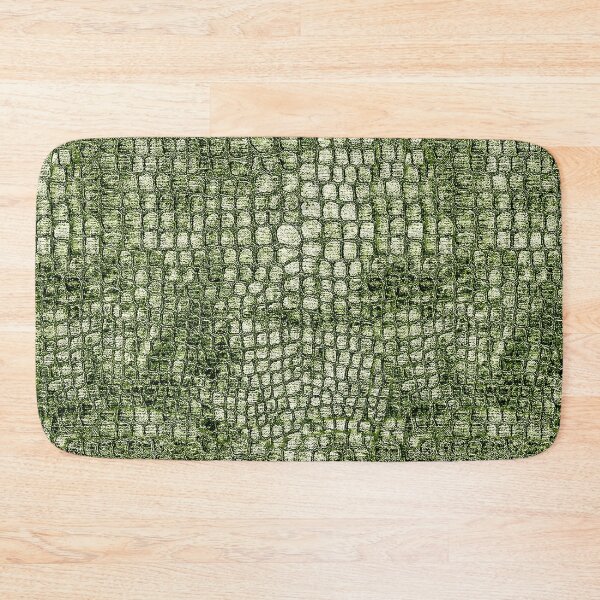 Item preview, Crocodile fabric seamless pattern green designed and sold by Kamiri.