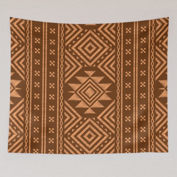 Item preview, Ekai Orange African Tribal Pattern designed and sold by SoccaTamam.