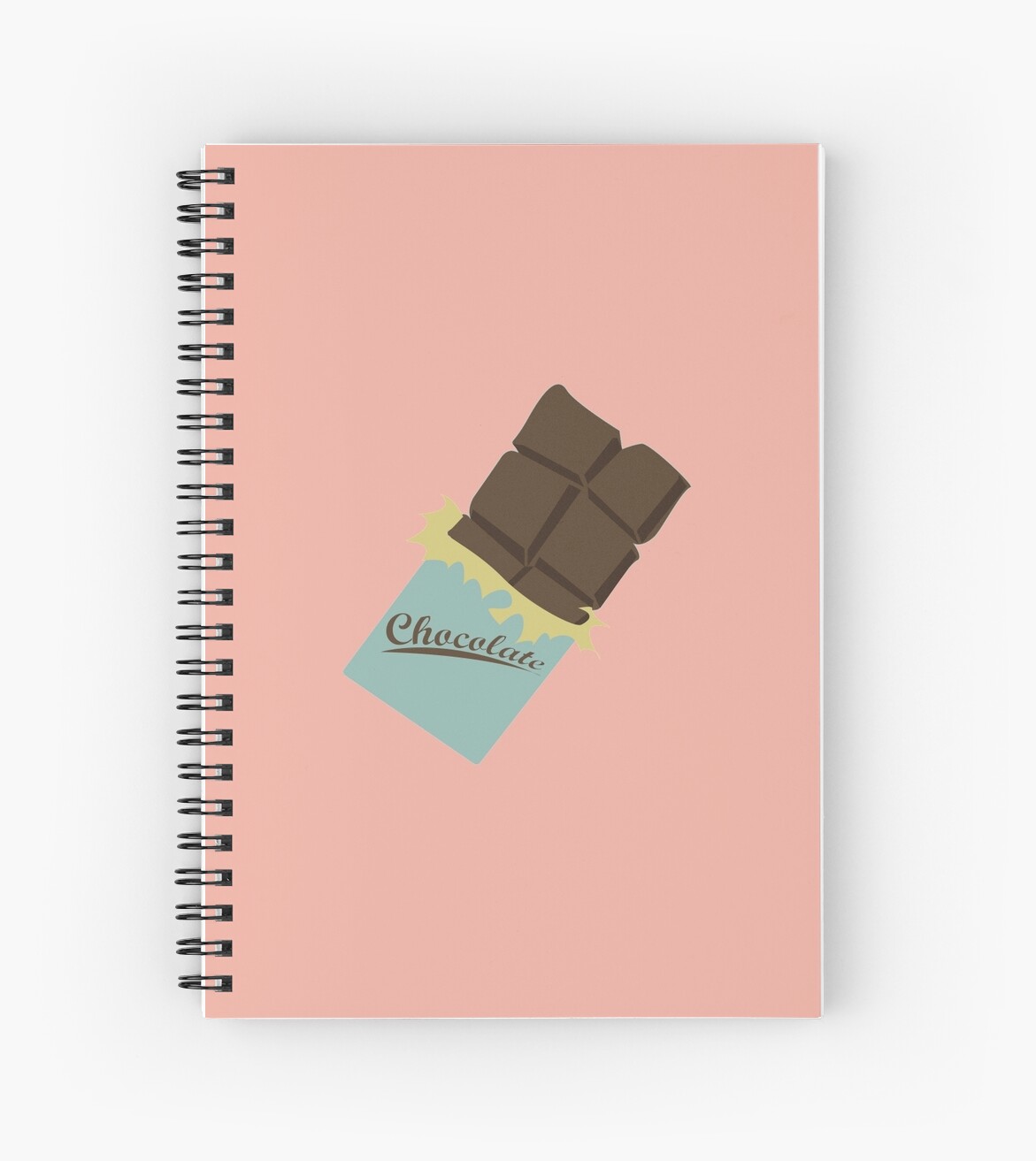 "chocolate bar" Spiral Notebook by maismu Redbubble