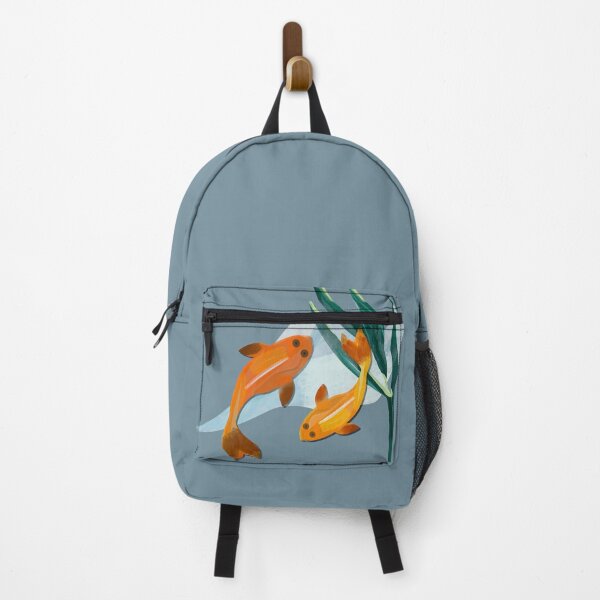 Item preview, Lovely coloured koi fish illustration - Japanese garden art designed and sold by Caroline Laursen.