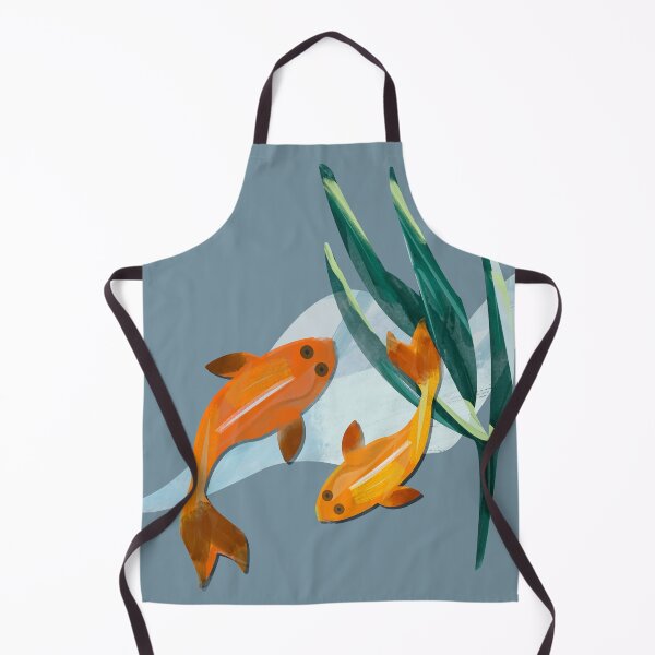 Item preview, Preciosa ilustración de peces koi de colores - arte de jardín japonés designed and sold by Caroline Laursen.