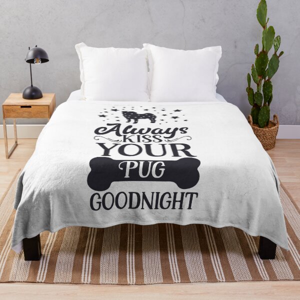 Item preview, Always kiss your pug goodnight designed and sold by Toffiday.