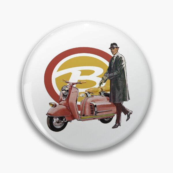 Item preview, Brazimoto Tee Red Prima Scooter Businessman Rider designed and sold by Erikinho.