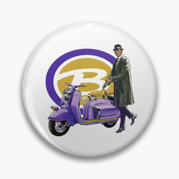 Item preview, Brazimoto Tee Purple Prima Scooter Businessman Rider designed and sold by Erikinho.