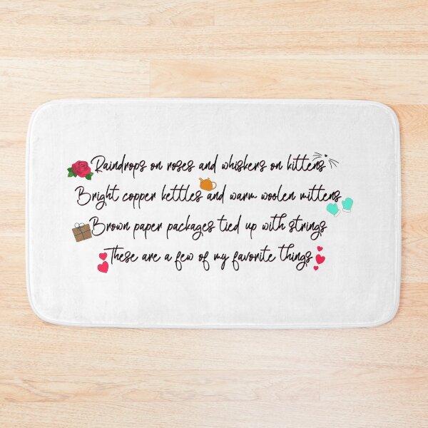 Item preview, Sound of Music My Favorite Things designed and sold by baranskini.