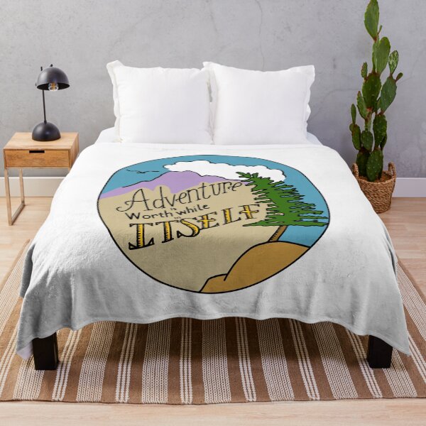 Item preview, Adventure is Worthwhile designed and sold by Deepsea-Sticker.