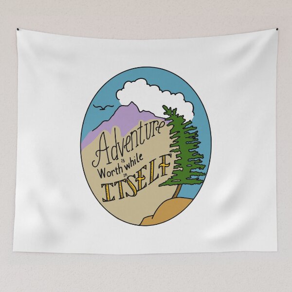 Item preview, Adventure is Worthwhile designed and sold by Deepsea-Sticker.