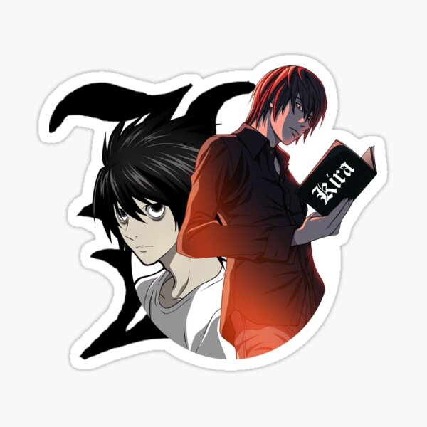 L y kira art detch love note L camiseta de kira Pegatina