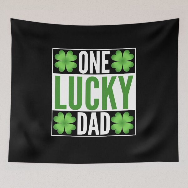 Item preview, One Lucky Dad, Funny St Patricks Day Gift For Dad. designed and sold by PrettyAmazing.