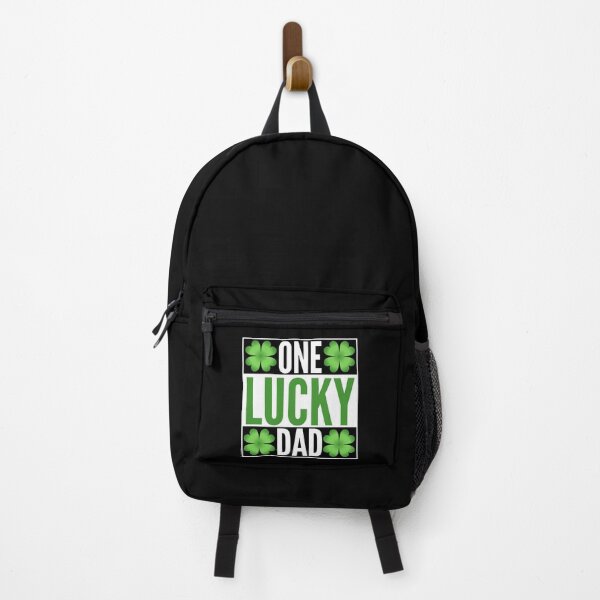 Vista previa del artículo con la obra «Un papá afortunado, regalo divertido del día de San Patricio para papá.», diseñado y vendido por PrettyAmazing.
