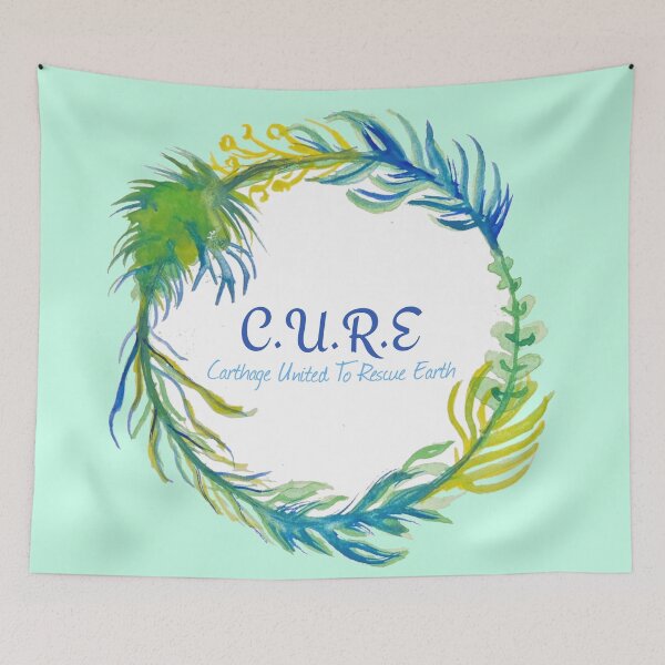 Item preview, Carthage CURE Club Greenery Wreath designed and sold by artbysydsyd.
