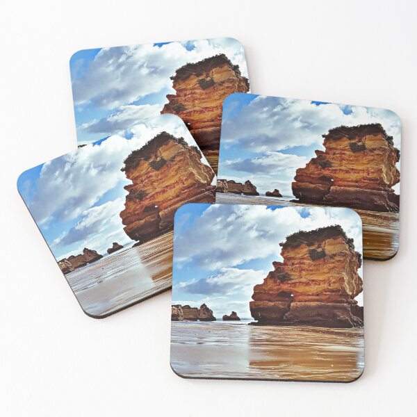 Item preview, Low tide photo at Dona Ana beach in Lagos - Algarve, Portugal designed and sold by pixelbts.