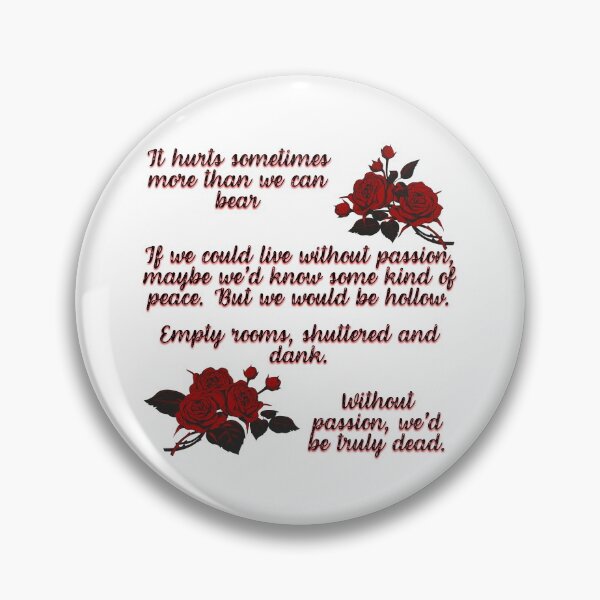 Item preview, Without passion we'd be truly dead. designed and sold by Violetable.