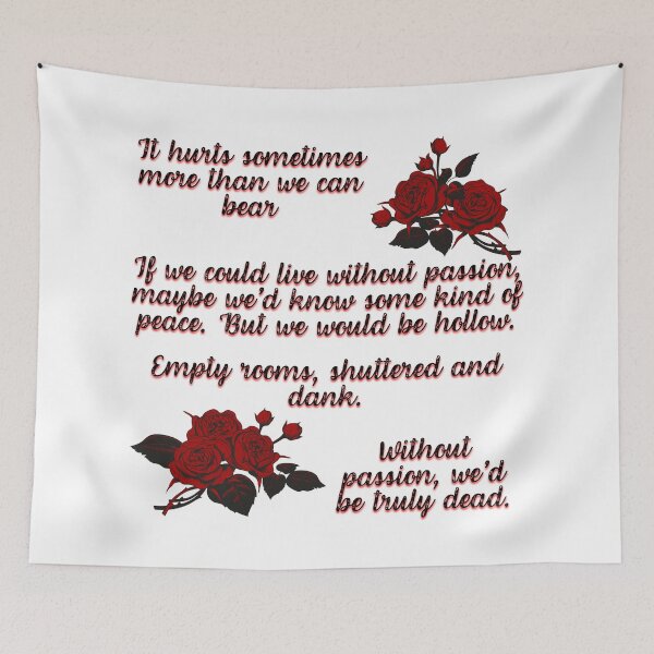 Item preview, Without passion we'd be truly dead. designed and sold by Violetable.