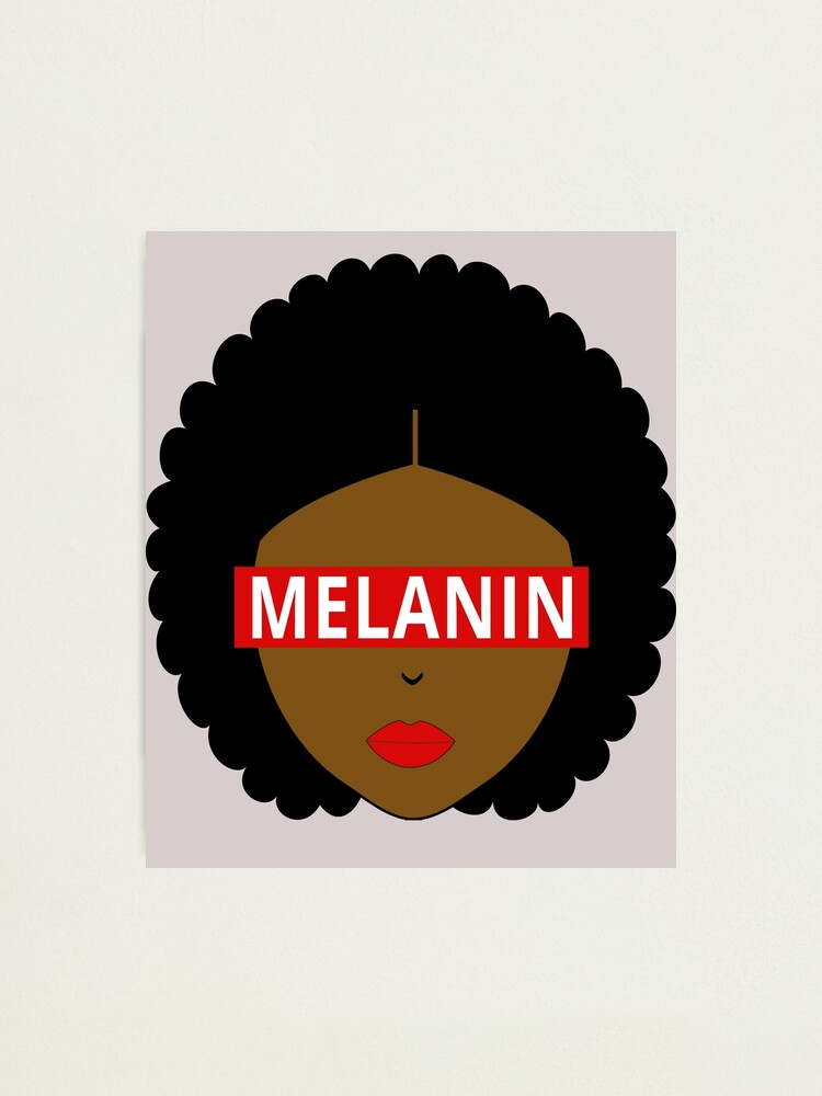 Pretty Black Girl Magic Black Queen Afro Diva Red Lips Beauty Melanin