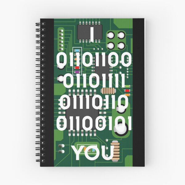 Item preview, Binary Code Love Circuit Board designed and sold by Zachariahs' Odd Shop.