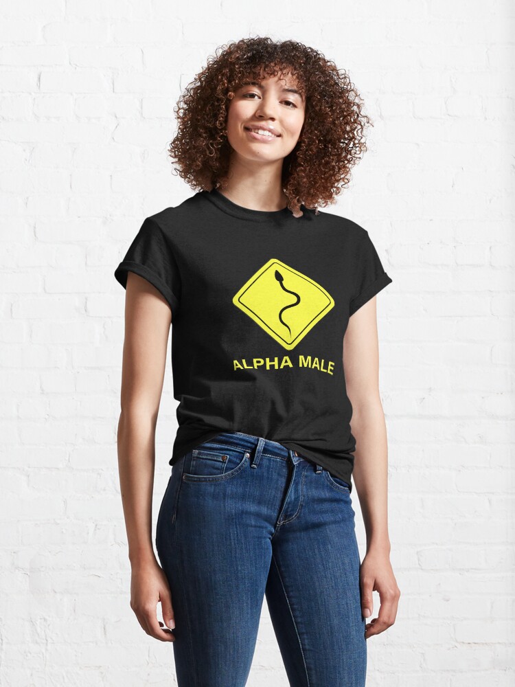 Thumbnail 4 of 7, Classic T-Shirt, ALPHA MALE, MGTOW FOR ALPHA MALE MEN designed and sold by Catinorbit.