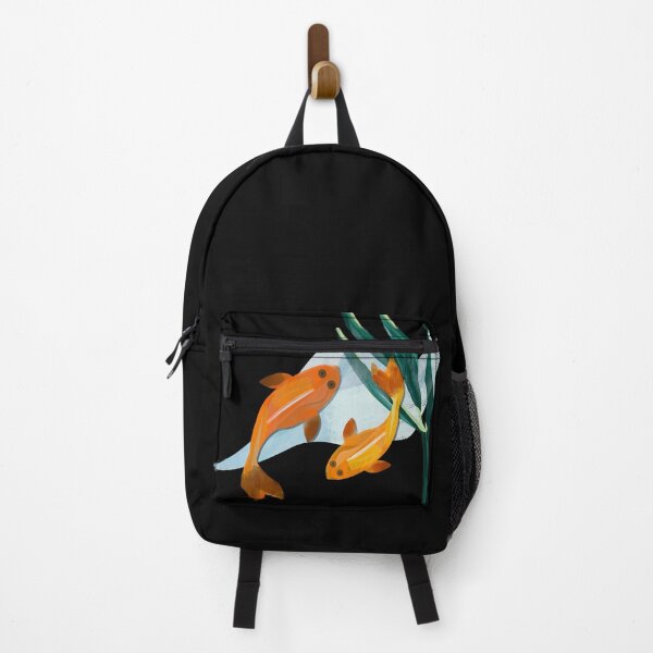 Item preview, Lovely coloured koi fish illustration - Japanese garden art designed and sold by Caroline Laursen.