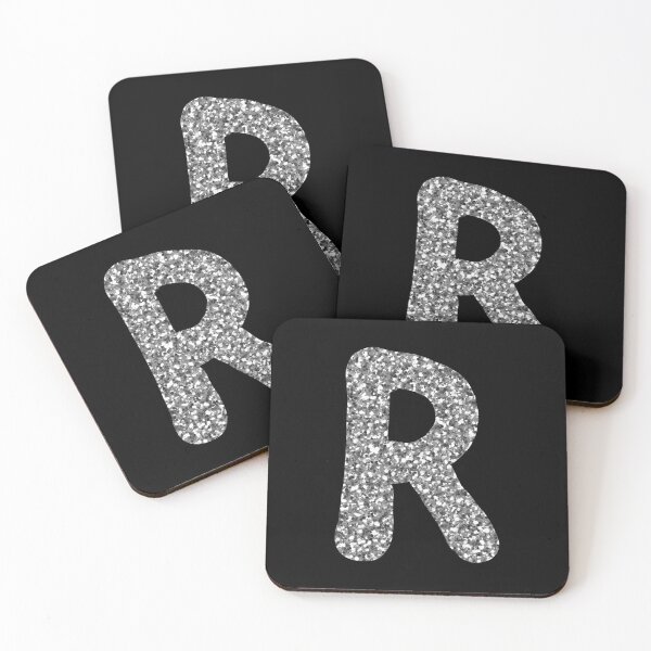 Item preview, Silver alphabet R designed and sold by HappyPrints ⭐⭐⭐⭐⭐.
