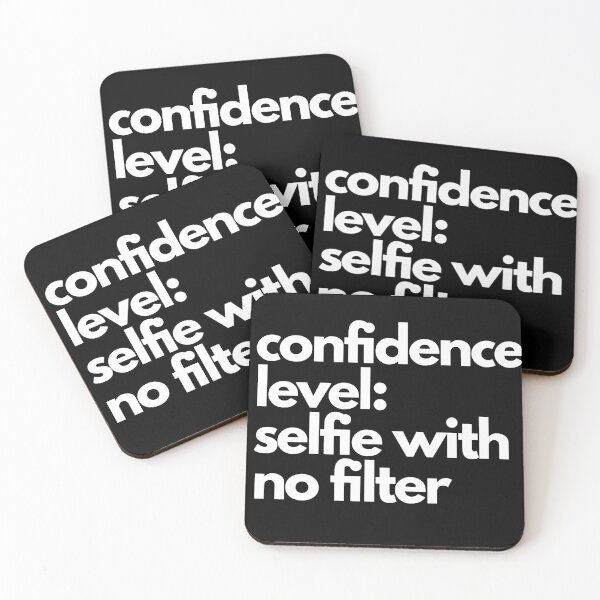 Item preview, Confidence level: selfie with no filter designed and sold by printernet.