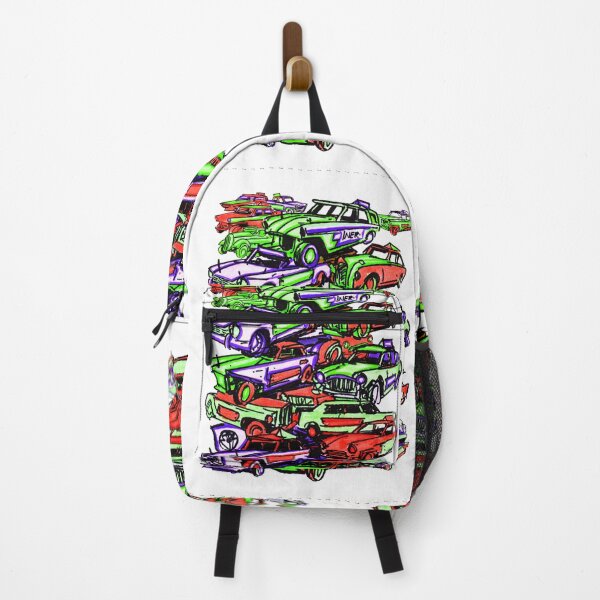 Item preview, colourful banger car doodle' - hand drawn by design by travalgar vallertine designed and sold by vallertine.