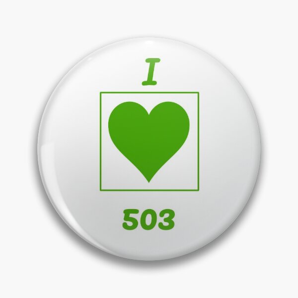 Item preview, I love 503 Oregon designed and sold by TheOnlyWayno.