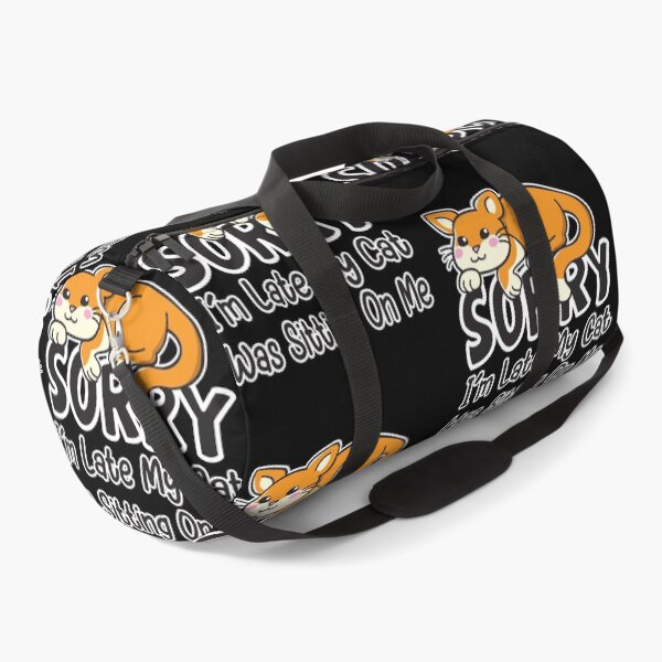 Item preview, Sorry I'm Late My Cat Was Sitting On Me Orange Cat designed and sold by OopteesLydia.